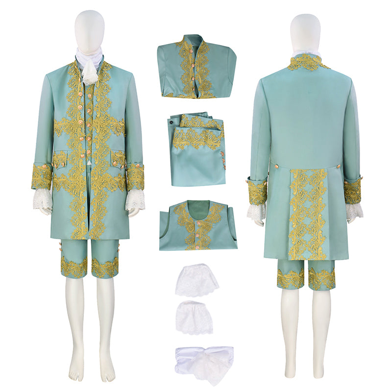 18th Century Regency Tailcoat Vest Cosplay Costume Victorian Halloween Outfit ACcosplay