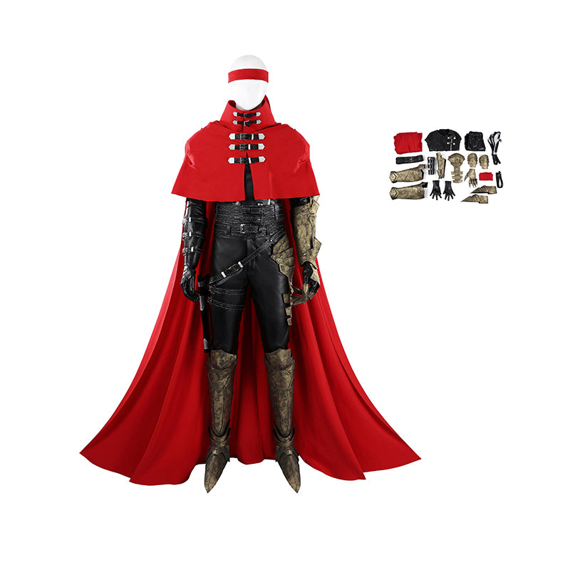 Final Fantasy VII Rebirth Vincent Valentine Cosplay Costume Red Halloween Suit ACcosplay
