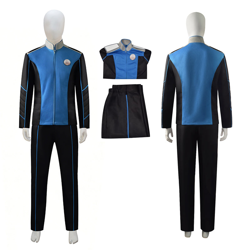 The Orville 4 Cosplay Costume Blue Command Department Male's Uniform ACcosplay