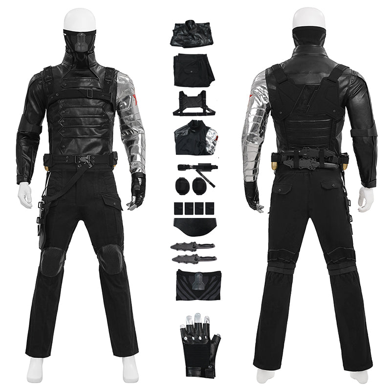 The Winter Soldier Cosplay Costume Captain America 2 Cosplay Halloween Outfit ACcosplay