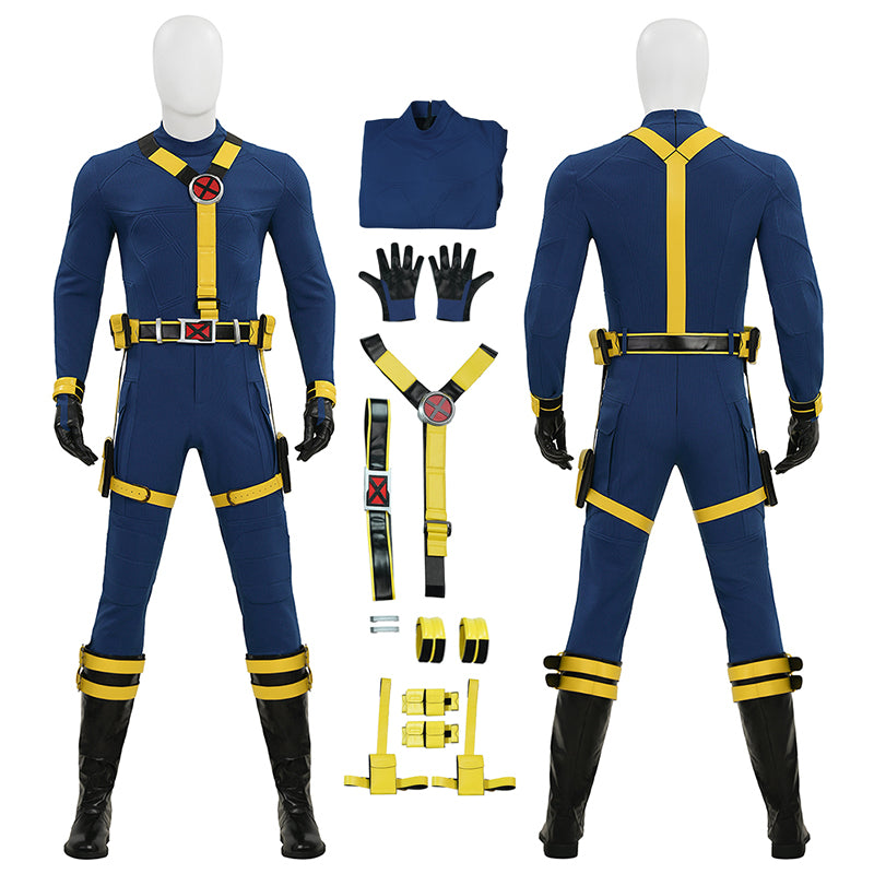 Avengers Doomsday Cyclops Scott Summers Cosplay Costume Halloween Suit Accosplay