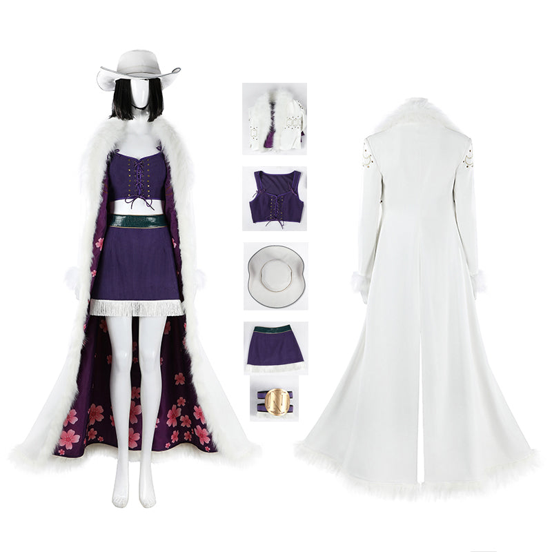 Ver2 One Piece Nico Robin Miss All Sunday Cosplay Costume Carnival Suit ACcosplay