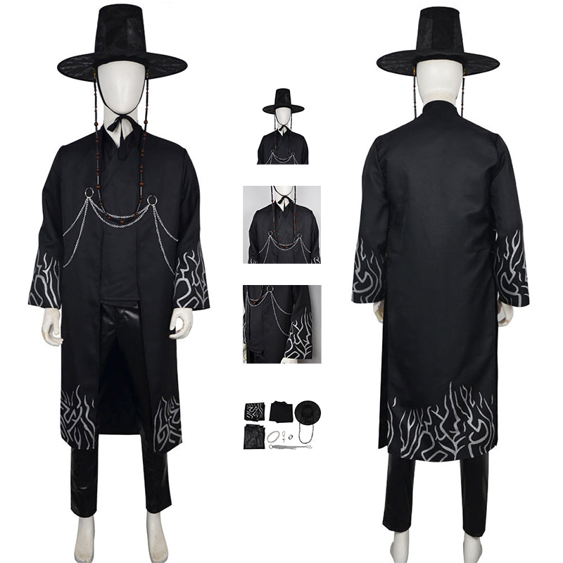 Kpop Demon Hunters Jinu Saja Boys Demon Outfit Cosplay Costume Combat Suit Accosplay