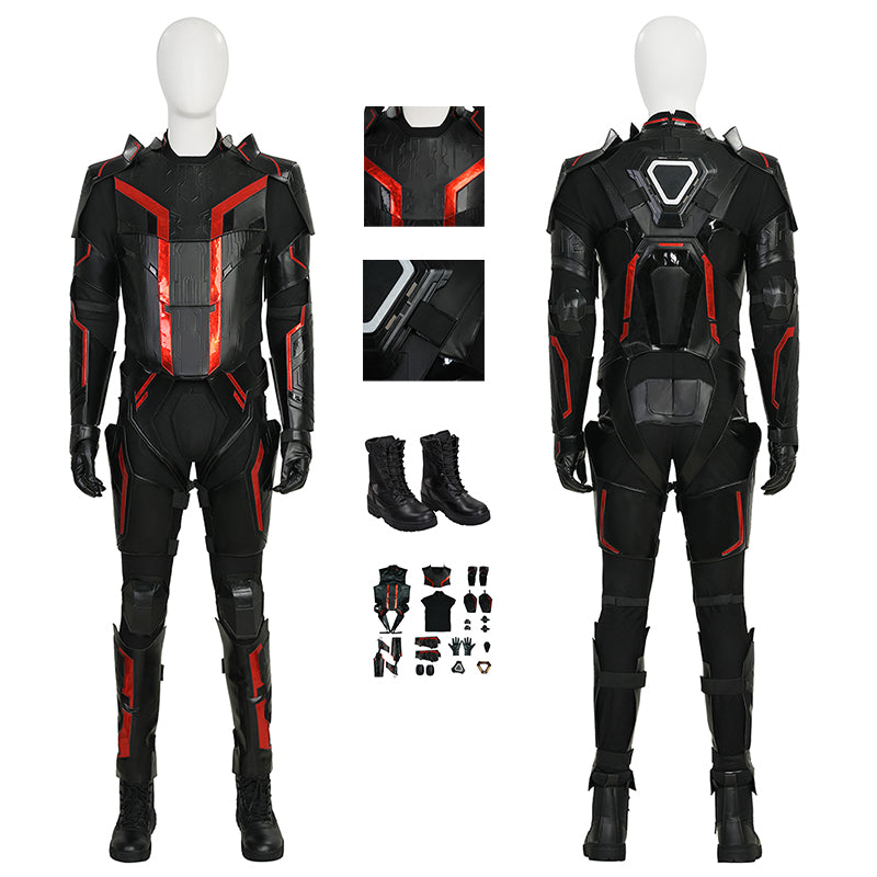 Tron Ares Cosplay Costume Men's Jumpsuit Jared Leto Cosplay Leather Suit ACcosplay