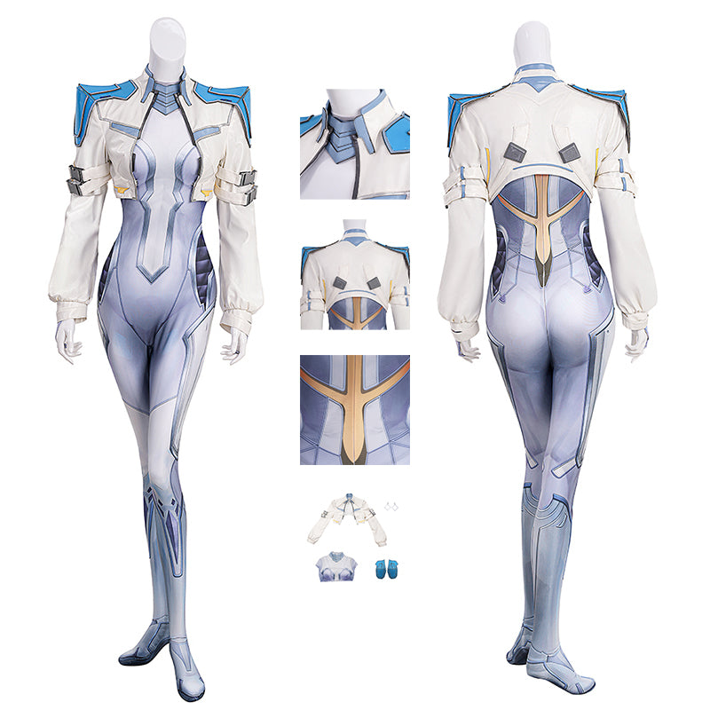 Marvel Rivals Lightforce Dagger Cosplay Costume Dagger White Suit ACcosplay