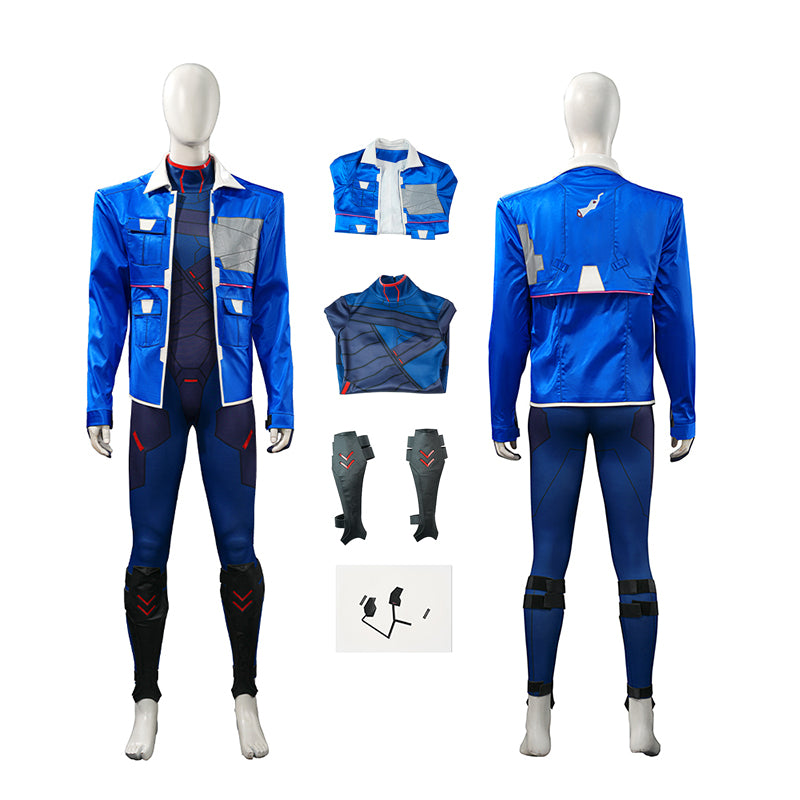 Cyberpunk Edgerunners 2 D Netrunner Cosplay Costume Halloween Carnival Suit ACcosplay