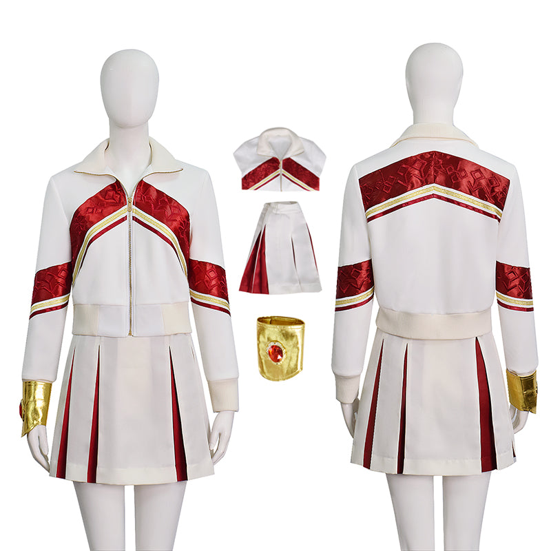 Zombies Nova Cosplay Costume Nova Cheerleader Suit Halloween Outfit ACcosplay