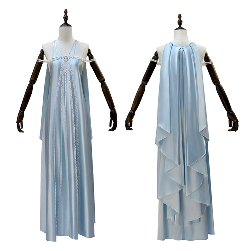 Star Wars Padme Cosplay Costume Queen Padme Amidala Costume Blue Dress ACcosplay