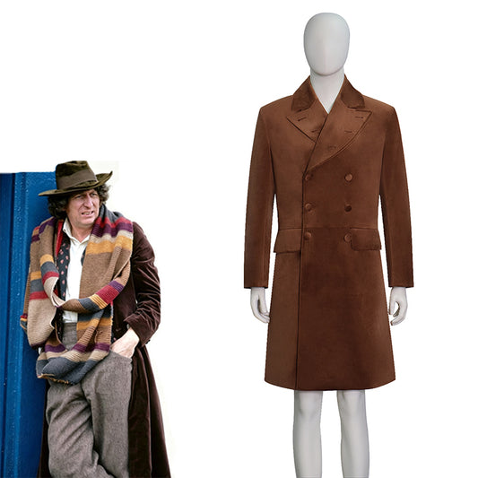 Doctor Who Fourth 4th Doctor Cosplay Costume Dutch Velvet Tom Baker Dr Who ACcosplay 800