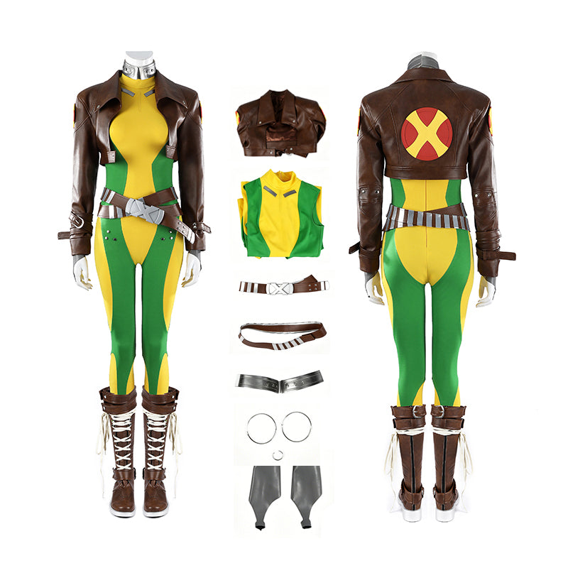 Marvel Rivals Rogue Cosplay Costume Rogue Halloween Carnival Outfit Accosplay