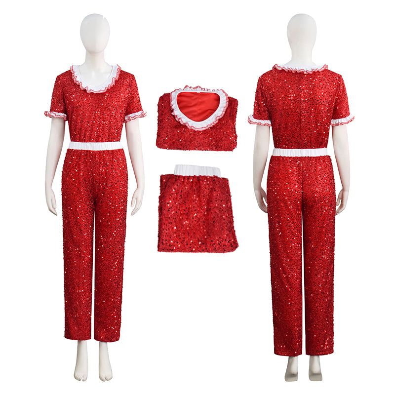 SNL Sally O Malley Cosplay Im 50 Costume Saturday Night Live Costume Sequin Suit ACcosplay