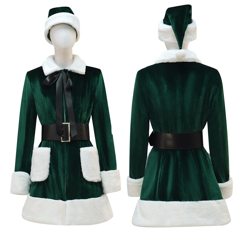 Last Christmas Christmas Green Santa Cosplay Costume Christmas Dress Outfit ACcosplay