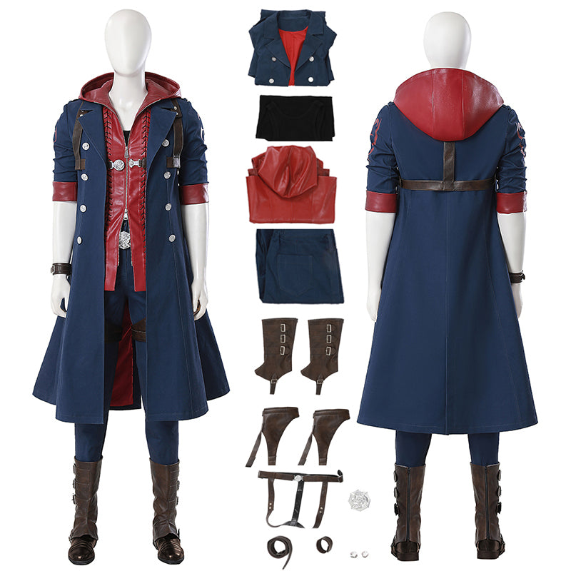 Devil May Cry 4: Nero Cosplay Costume Halloween Outfit Full Set ACcosplay