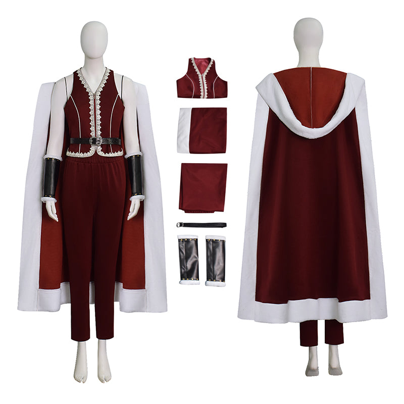 Violent Night 2 Mrs. Claus Cosplay Costume Christmas Mrs Claus Party Full Set ACcosplay
