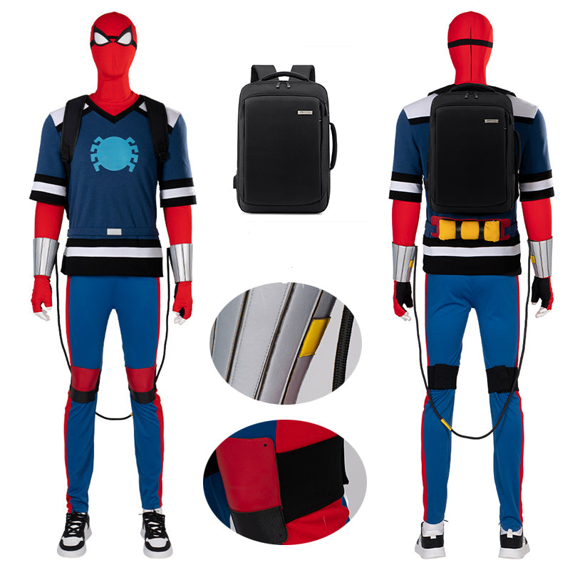 2024 Spider-Man: Freshman Year Cosplay Costume Spiderman Peter Parker Unifrom Halloween Suit