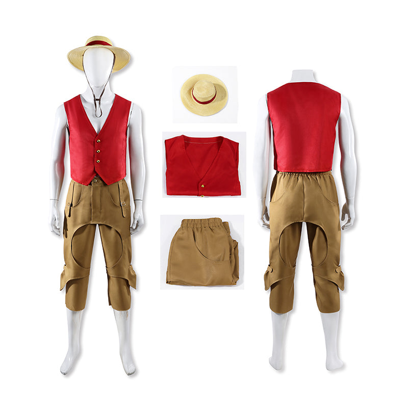 One Piece Live-Action Season 2 Luffy Cosplay Costume ACcosplay
