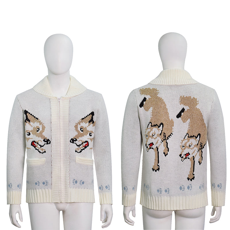 Project Hail Mary Ryan Gosling Cosplay Costume Zipper Knit Print Sweater ACcosplay