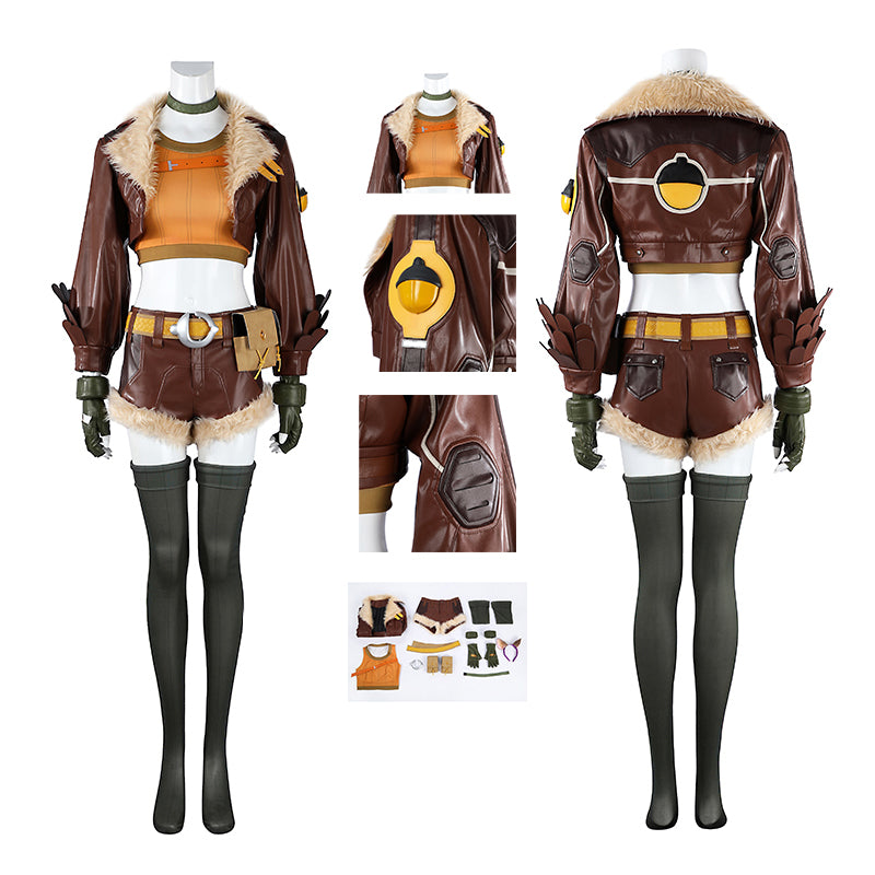 Marvel Rivals Squirrel Girl Cosplay Costume Halloween Outfit Version 2 ACcosplay