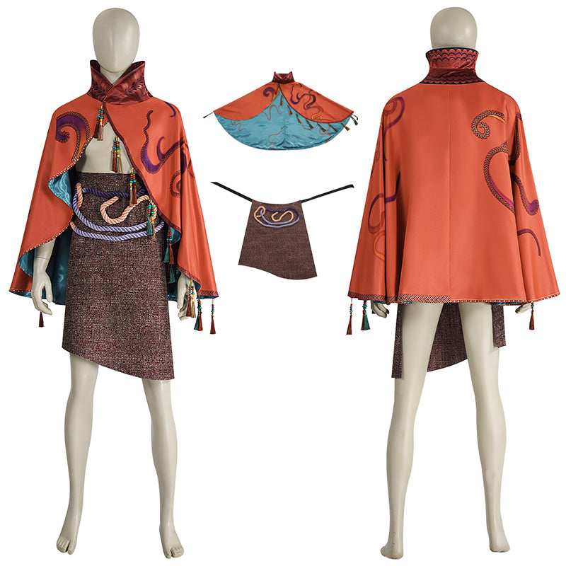 Varang Cosplay Avatar 3 Fire and Ash Tribal Chief Cosplay Outfit Halloween Suit ACcosplay