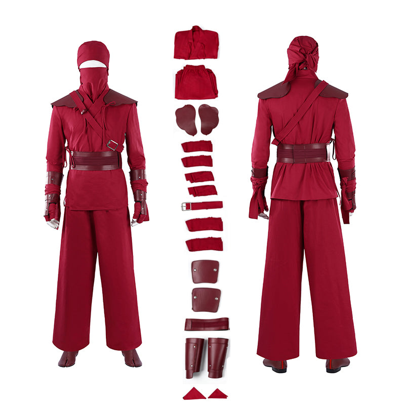 Spiderman Brand New Day The Hand Ninja Cosplay Costume Red Halloween Suit ACcosplay