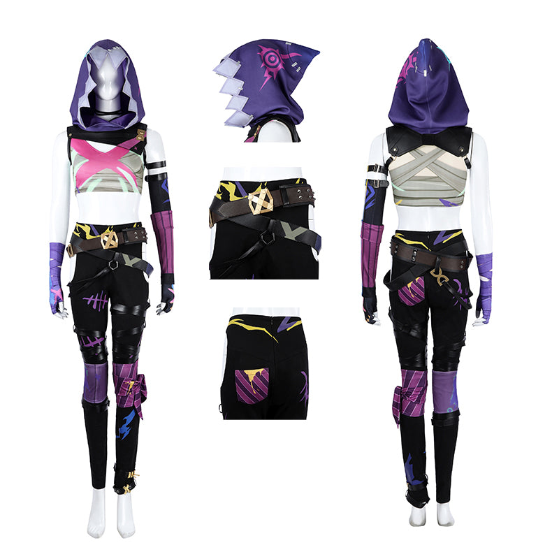 Jinx Cosplay Costumes Arcane League of Legends2 LOL Jinx Halloween Outfit