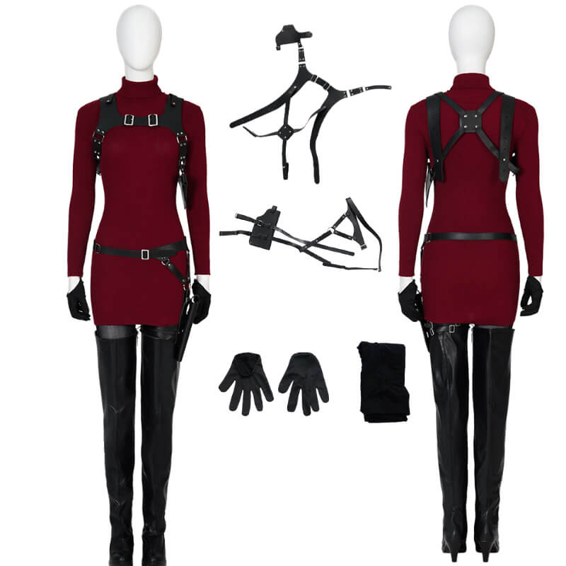 Resident Evil 4 Remake Ada Wong Costume Cosplay Suit