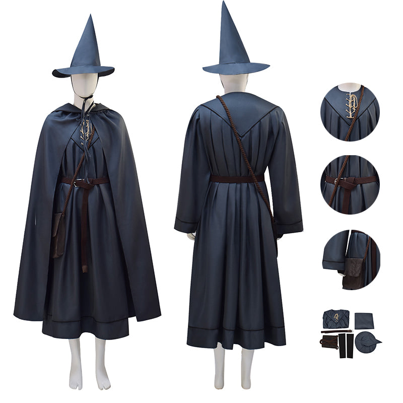 Gandalf Cosplay The Lord of The Rings Gandalf Wizard Costume Halloween Carnival Suit With Wig