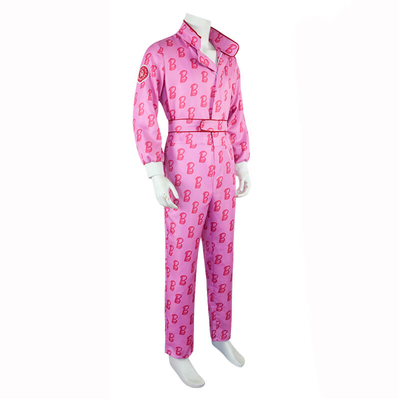 Ryan Gosling Pink Tracksuit 2023 Movie Ken Outfit Jumpsuit ACcosplay