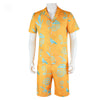 Barbie Ken Beach Yellow Shirt 2023 Movie Barbie Cosplay Costume ACcosplay