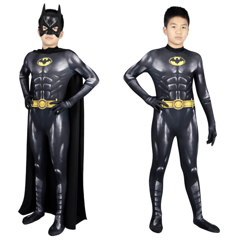 Batman Costume Kids Childs Batman Cosplay Bodysuit ACcosplay