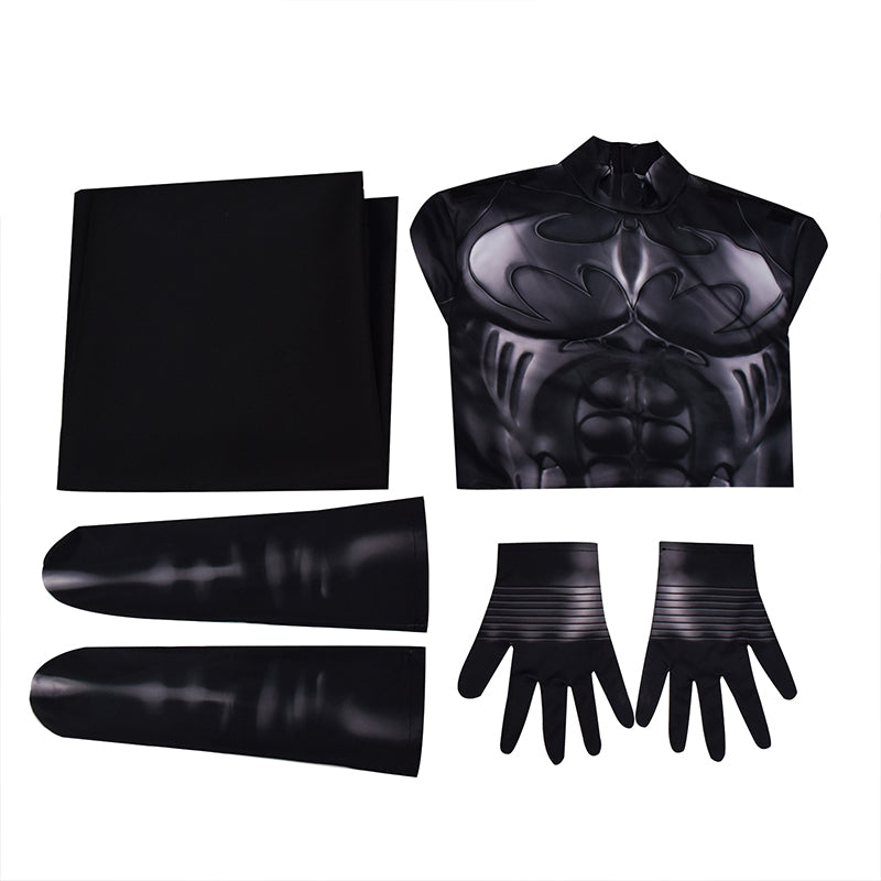 Movie The Dark Knight Rises Cosplay Costume Batman Jumpsuit Cloak Halloween Party Suit