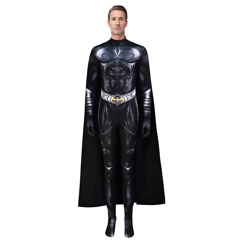 Movie The Dark Knight Rises Cosplay Costume Batman Jumpsuit Cloak Halloween Party Suit