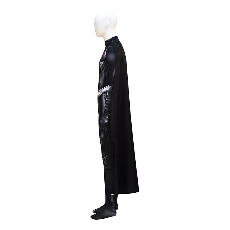 Movie The Dark Knight Rises Cosplay Costume Batman Jumpsuit Cloak Halloween Party Suit