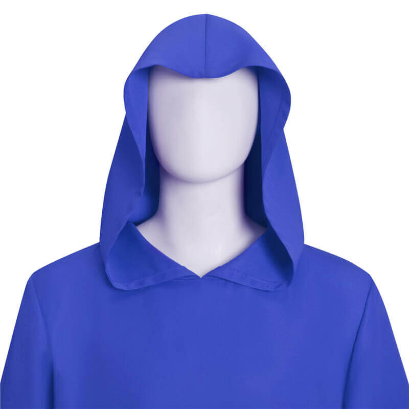 Blue Wizard Cloak Shadow Wizard Money Gang Blue Robe Halloween Costume ...