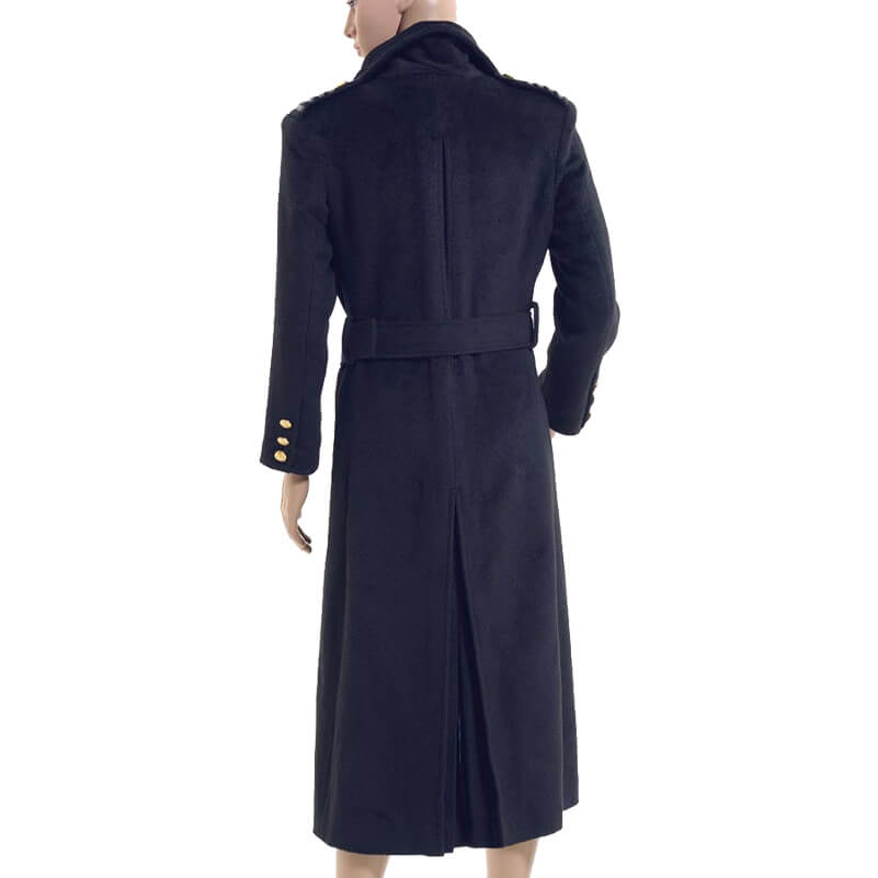 Captain Jack Harkness Trench Coat Doctor Who Navy Wool Coat Jacket ACcosplay