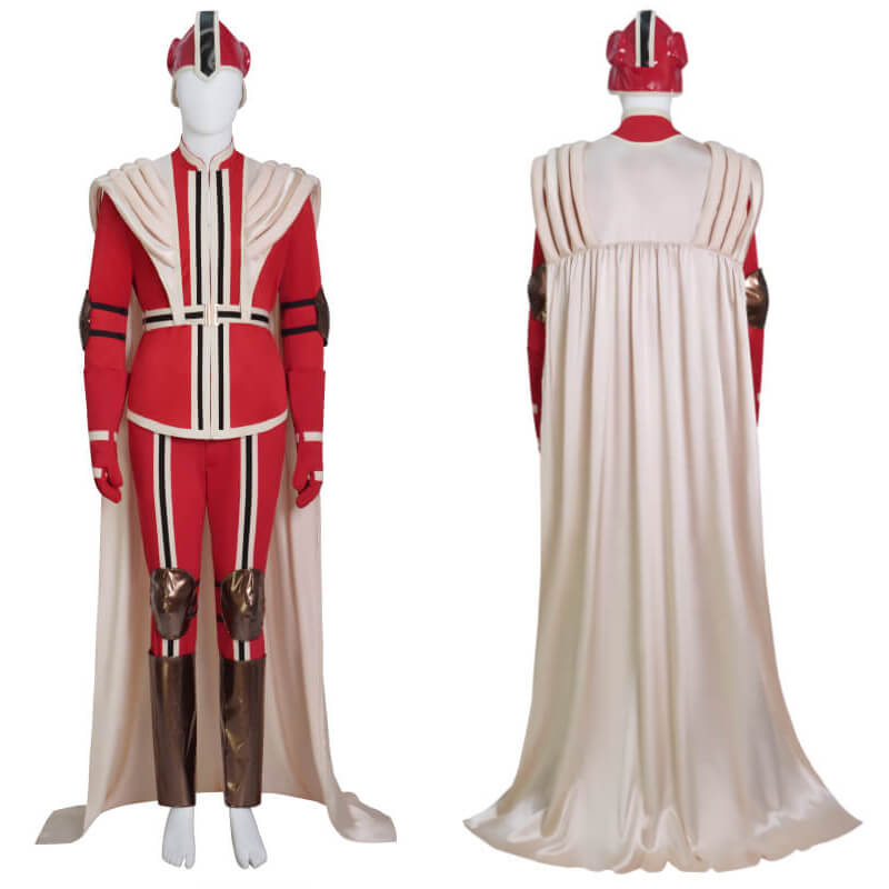 Doctor Who Chancellery Guards Uniform Cosplay Costume with Hat and Cloak