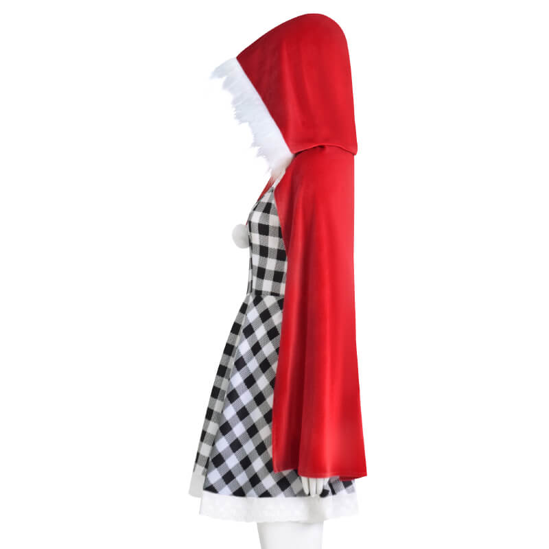 Adults Cindy Lou Who Costume Whoville Cindy Lou Who Dress with Wig ACcosplay