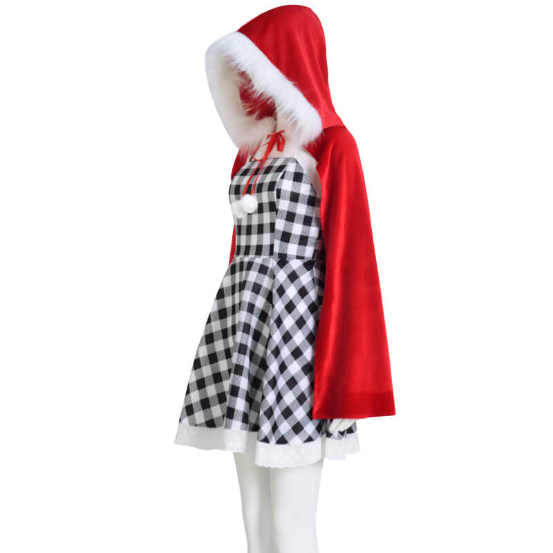 Adults Cindy Lou Who Costume Whoville Cindy Lou Who Dress with Wig ACcosplay