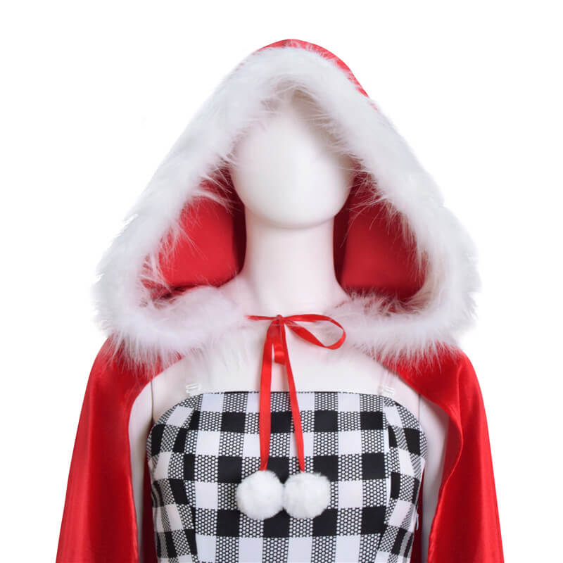 Adults Cindy Lou Who Costume Whoville Cindy Lou Who Dress with Wig ACcosplay
