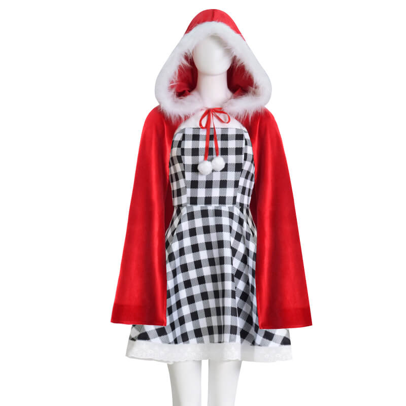 Adults Cindy Lou Who Costume Whoville Cindy Lou Who Dress with Wig ACcosplay