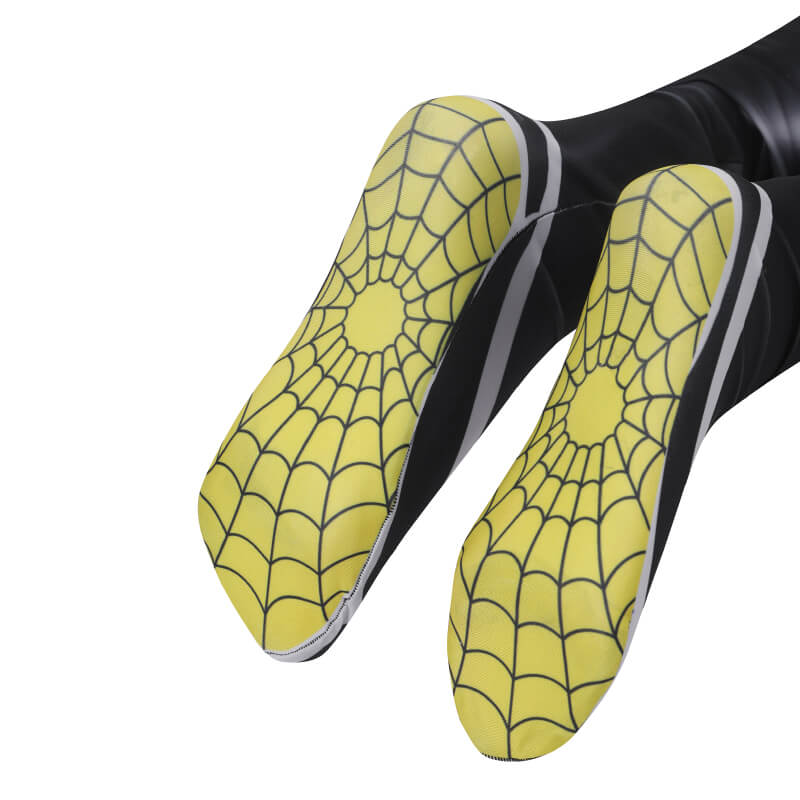 Cindy Moon Silk Costume Spider-Man Bodysuit Cosplay Jumpsuit for Women Halloween Carnival Suit