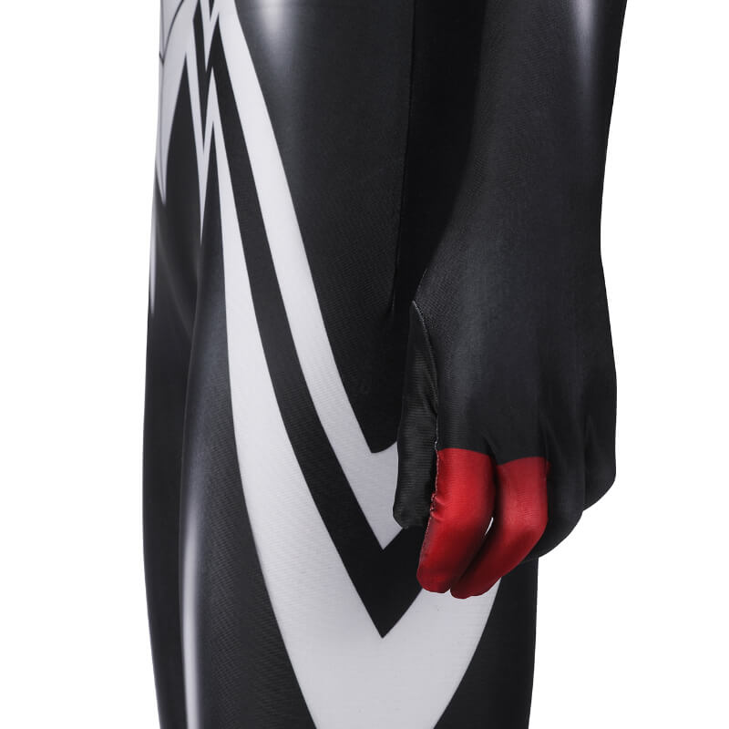 Cindy Moon Silk Costume Spider-Man Bodysuit Cosplay Jumpsuit for Women Halloween Carnival Suit