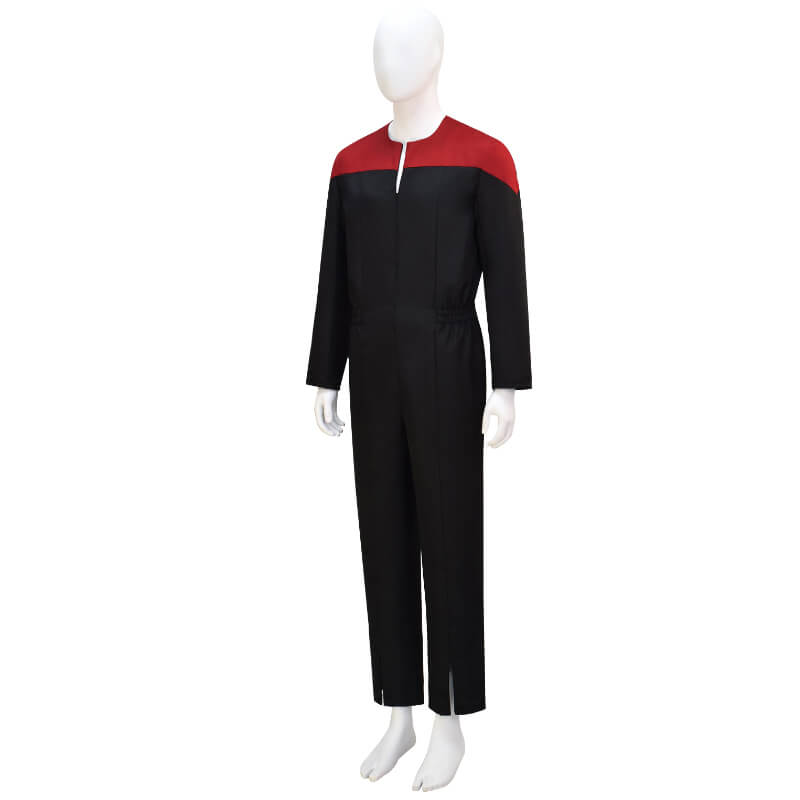 DS9 Red Jumpsuit Star Trek Deep Space Nine Duty Red Cosplay Uniform Jumpsuit ACcosplay