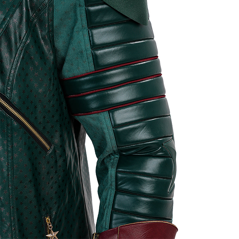 Vought Rising Soldier Boy Cosplay Costume Hardcore Halloween Green Suit ACcosplay