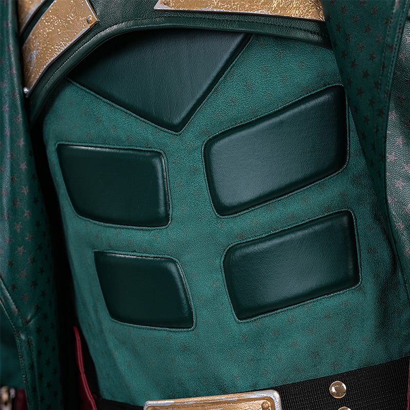 Vought Rising Soldier Boy Cosplay Costume Hardcore Halloween Green Suit ACcosplay