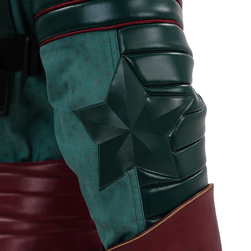 Vought Rising Soldier Boy Cosplay Costume Hardcore Halloween Green Suit ACcosplay