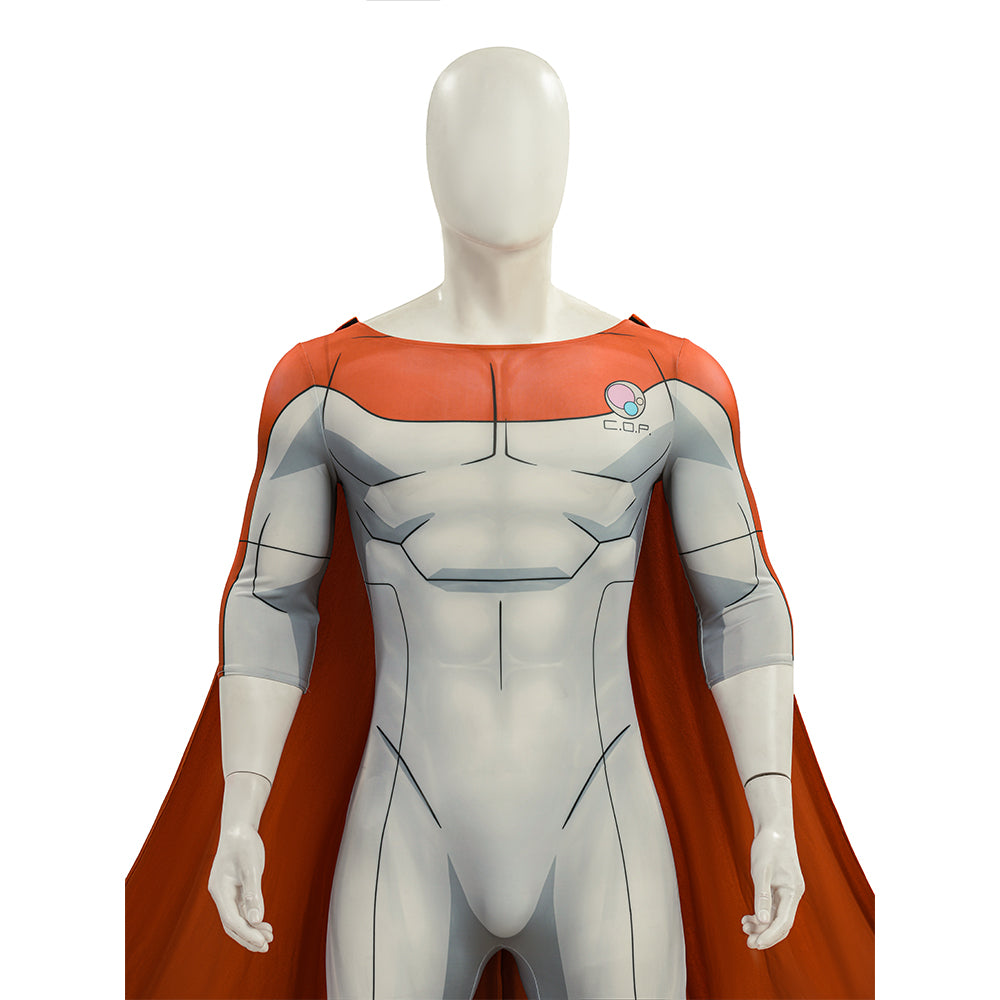 Invincible Season 4 Nolan Grayson Omni-Man Cosplay Costume Bodysuit with Cape ACcosplay