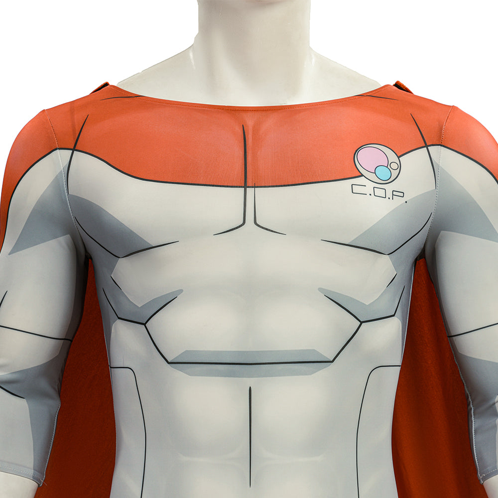 Invincible Season 4 Nolan Grayson Omni-Man Cosplay Costume Bodysuit with Cape ACcosplay