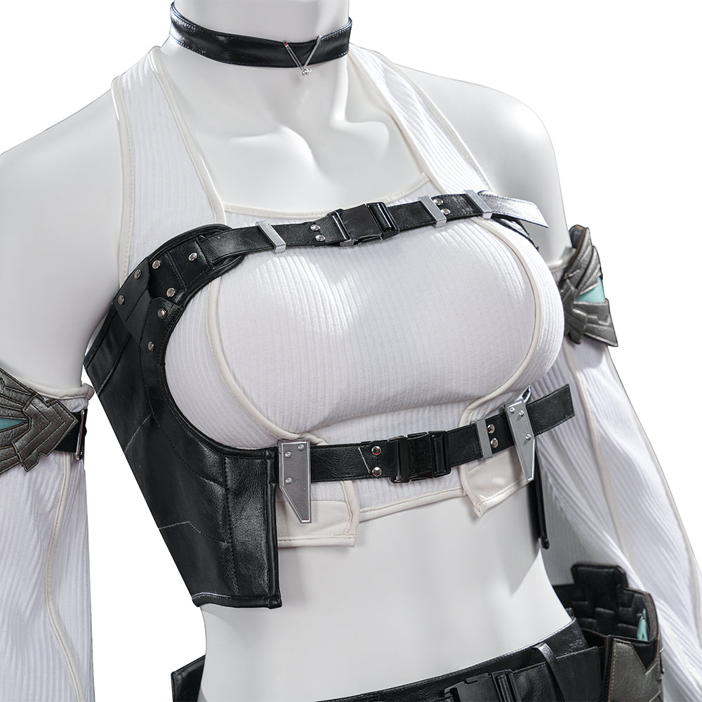 Tifa Lockhart Cosplay Costume Final Fantasy VII Revelation Combat Uniform Accosplay