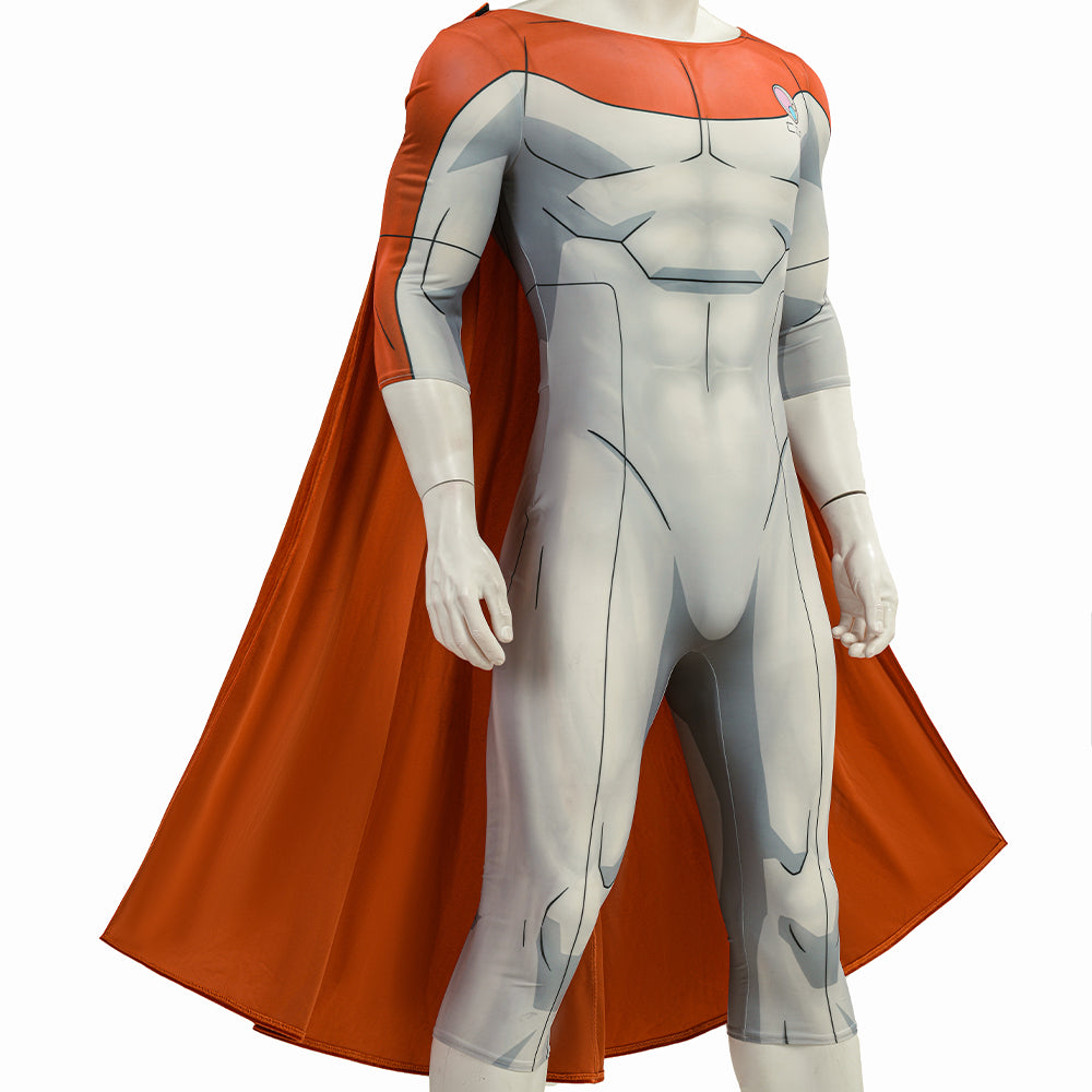 Invincible Season 4 Nolan Grayson Omni-Man Cosplay Costume Bodysuit with Cape ACcosplay